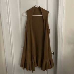 Anthropology long sweater vest